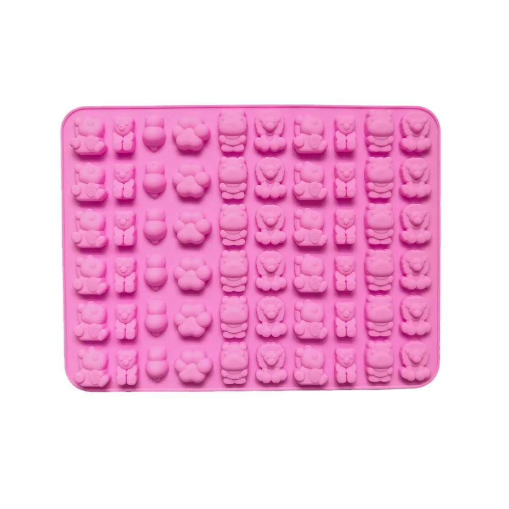 3 Stampini In Silicone Per Caramelle Gommose - 11 Forme, Con 2 Contagocce, Per Orsetti E Gelatine - Foto 7