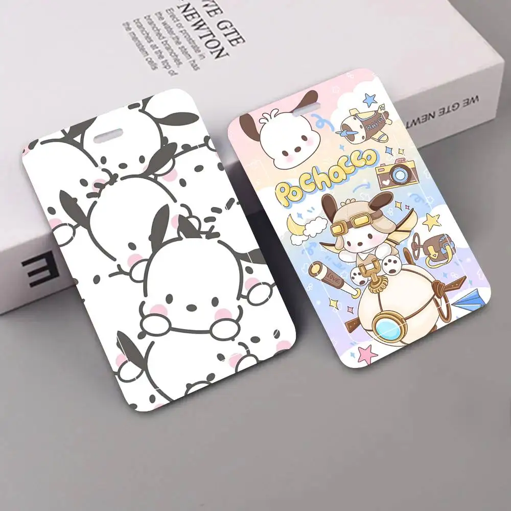 Charming P-Pochacco Dog Lanyard ID Card Holder Neckband - Accessory Gift