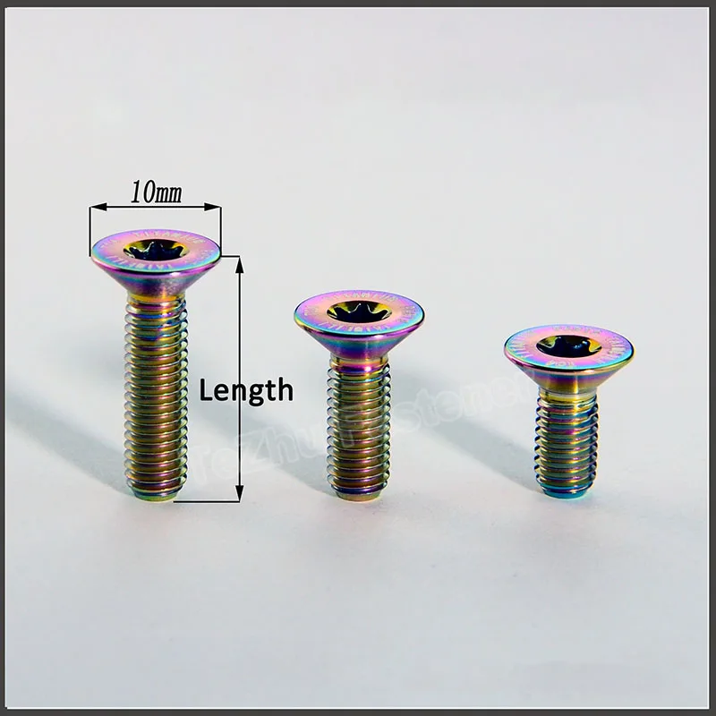 Lot De 2 Vis M6 X 17 Mm Titane Torx 25 Tête Ronde – AVID TOP – Qualité Supérieure