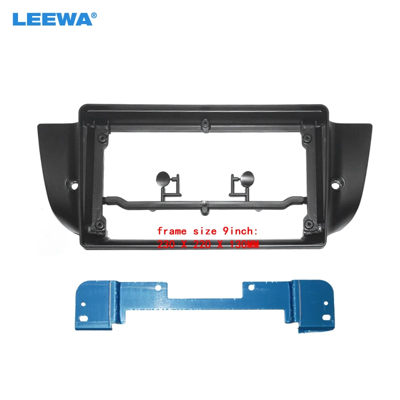 

LEEWA автомобильная аудиосистема 9 "большой экран DVD Fascia Frame адаптер для MG MG6 (10-15) Roewe 550 (08-14) 2Din комплект панели приборной панели