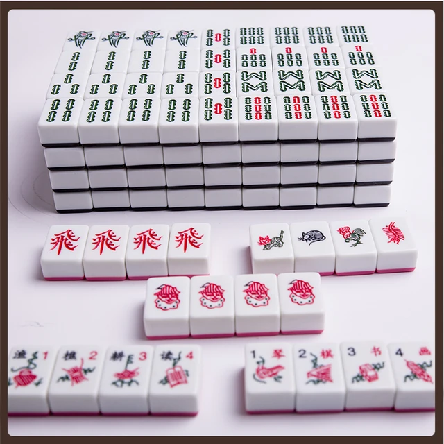 Japonês mahjong telhas/mão do agregado familiar para jogar mahjong telhas  transparente japonês mahjong 26 mm