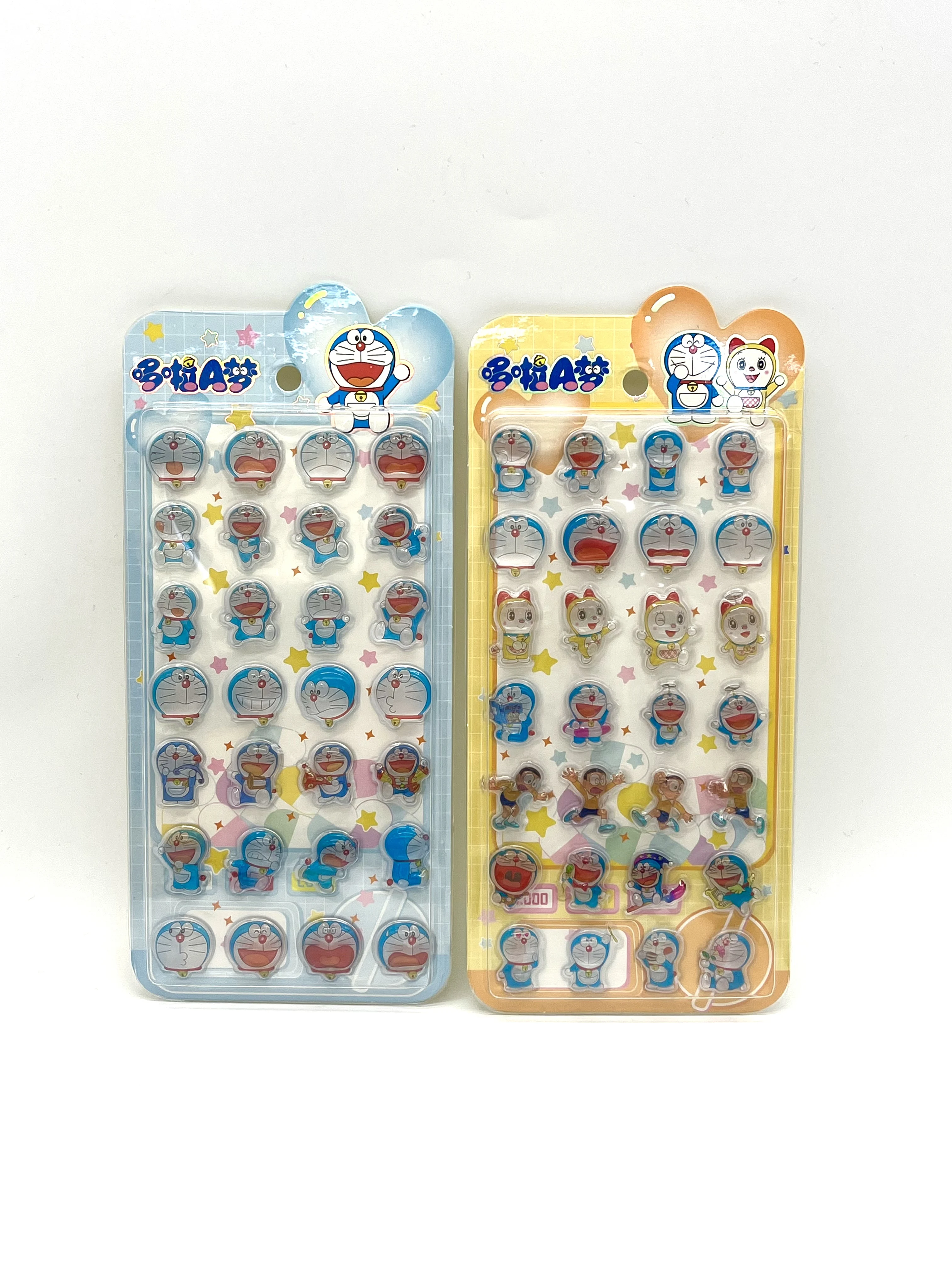 2026 새로운 도라에몽 3D 입체 크리스탈 스티커 어린이 창의 핸드북 입체 장식 스티커