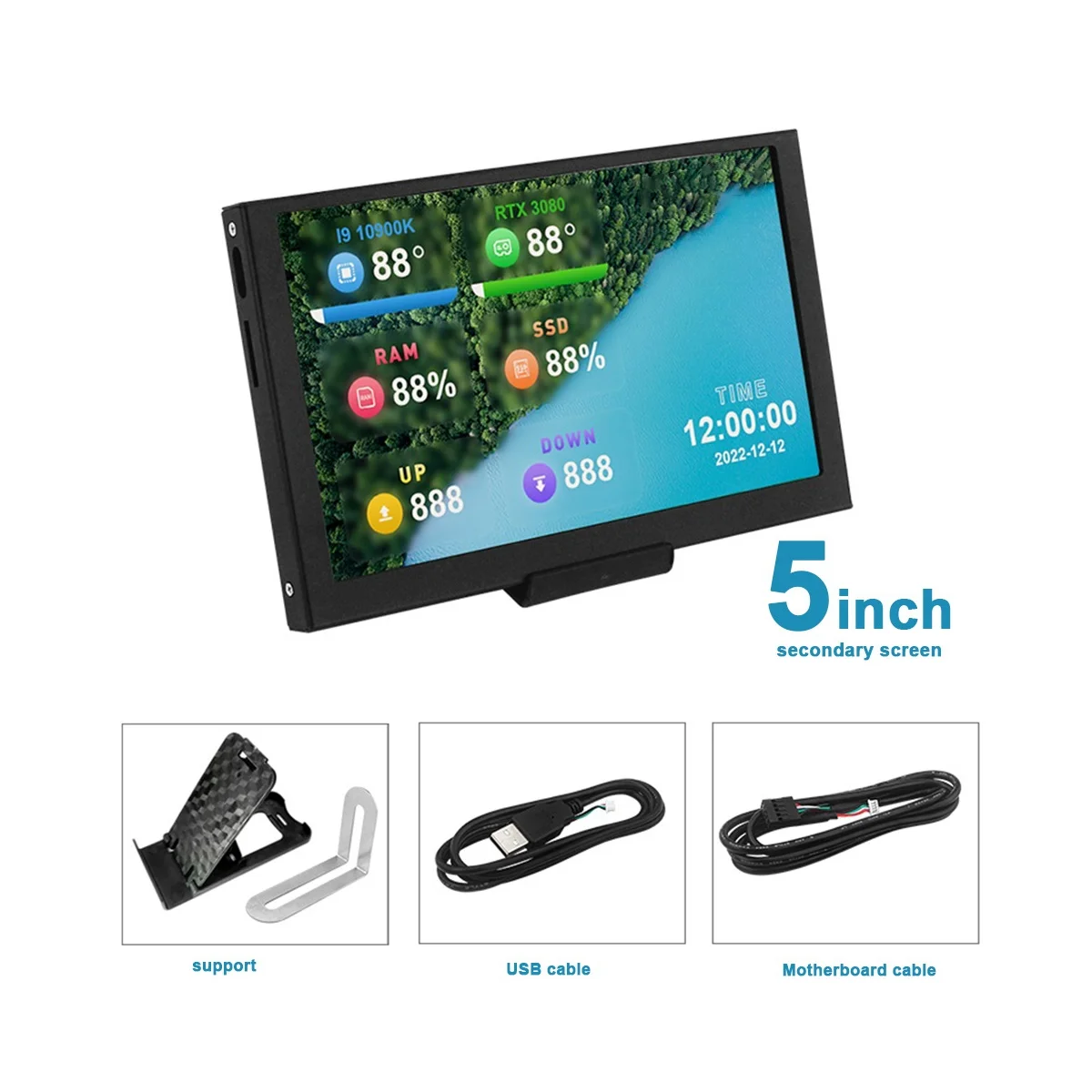 ǻ   ȭ, USB   ȭ, IPS HD Ʈ ÷,  AIDA64 , 5 ġ