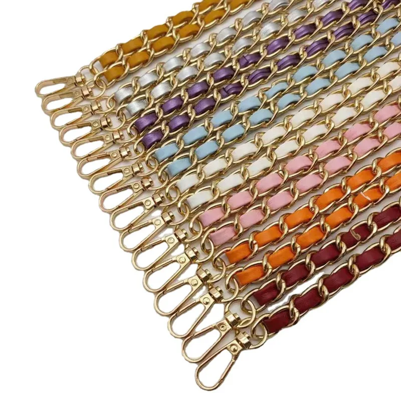 3pcs 110cm Bag Chain Repalcement Shoulder Bag Strap PU Leather Long Belts Handbag Chain Strap Women Bag Accessories Wholesale