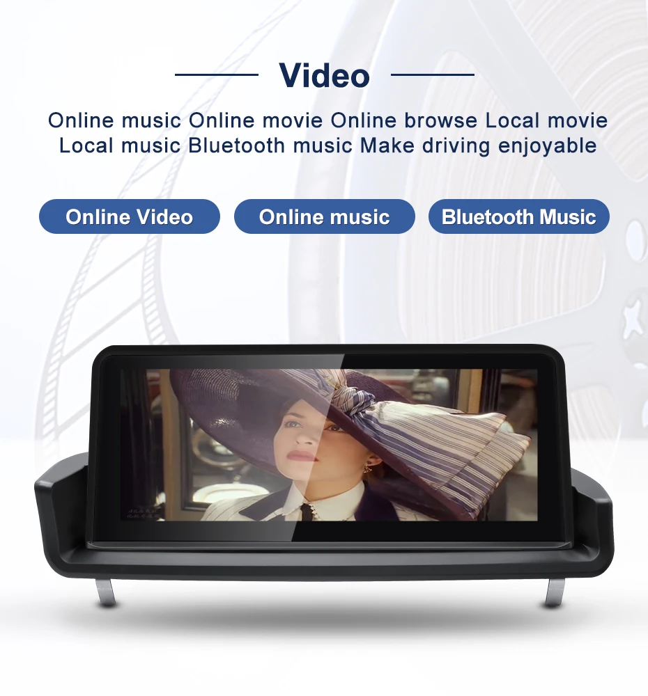 New ID6 ID7 ID8 UI Android System Wireless Carplay AUTO For BMW 3 Series E90 E91