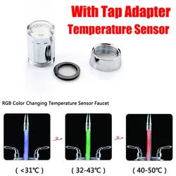 Hydropower LED Shower Night Light with Temperature Detection & Multicolor Display (Temperature Sensor)