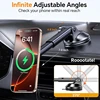 UYUXIO Magnetic Wireless Car Charger Windshield Dash 15W Fast Charging Adapter for iPhone 17 16 15 14 13 Car Mount Phone Holder