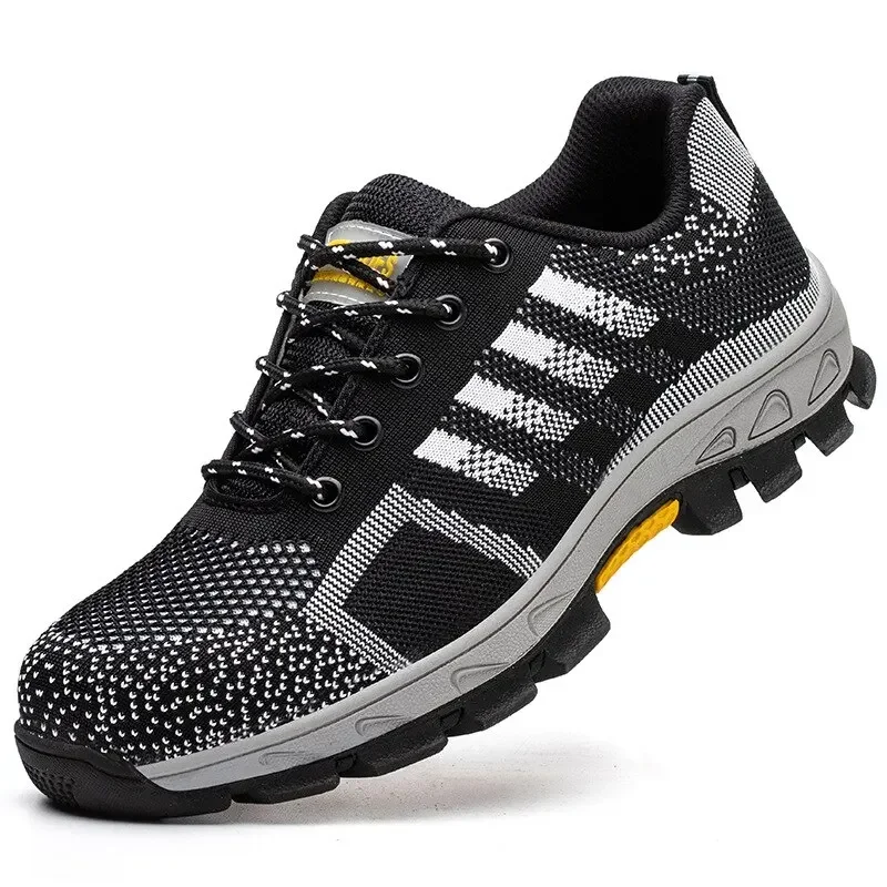 하이 퀄리티 남녀공용 파괴할 수 없는 신발, 스틸 토 캡, 작업 안전 신발, 펑크 방지 부츠, 미끄럼 방지 스니커즈