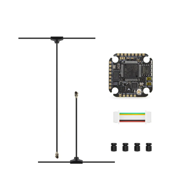 HGLRC SPECTER F722 Lite Flight Controller with ICM42688 Gyro & ELRS 2.4G Receiver Low Latency Anti-Interference for FPV Drone RC 4