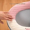 Universal Toilet Seat Cover Cute Alpaca Closestool Mat With Zippe Soft Warm Toilet Seat Cushion Bathroom Toilet Lid Accessories 2