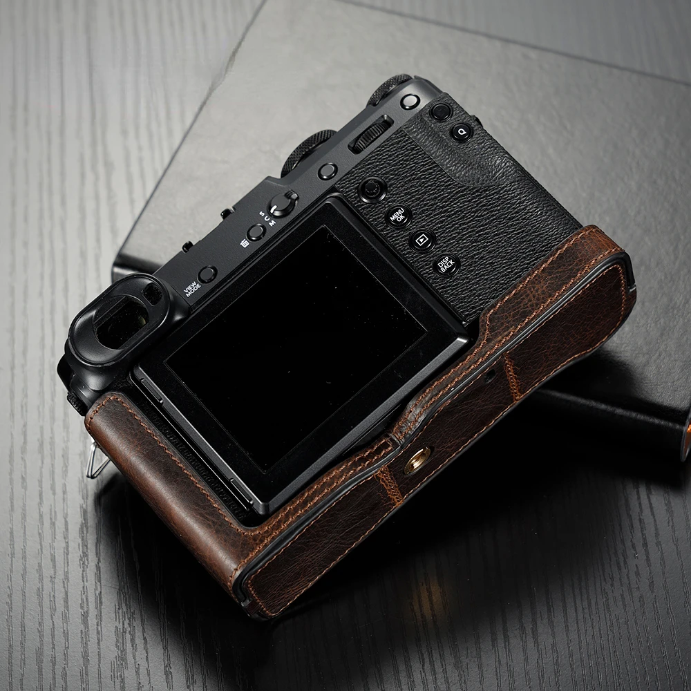 Gfx50r用本革カメラケース,カメラ用ハーフバッグ付きgfx50r Gfx50r用本革カメラケース,カメラ用ハーフバッグ付きgfx50r