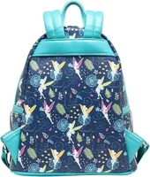 Disney Tinkerbell Glow in The Dark Allover Print Backpack Stitch Lady Bags Sequin Minnie Schoolbag Handbag for Girls 2