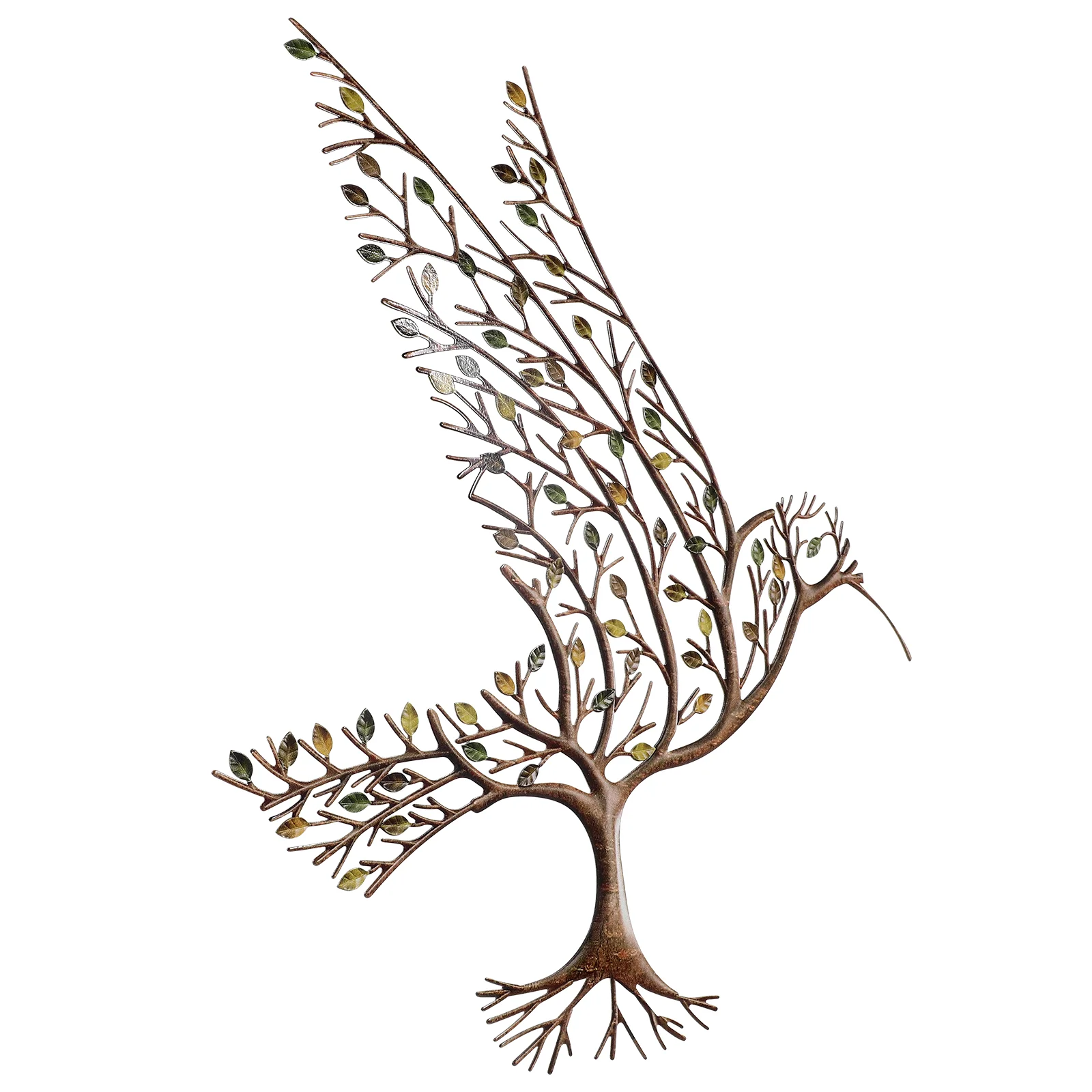 Wall Pendant Hummingbird Decoration Iron Wall Hanging Craft Ornament Decor