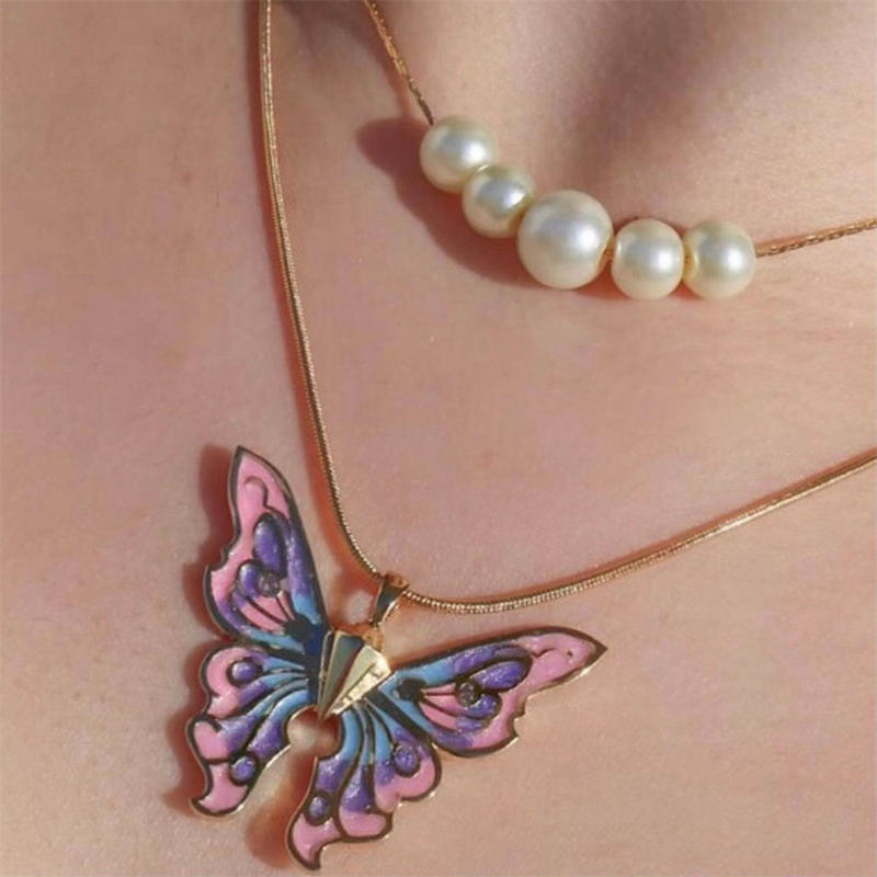 Barbie Fairytopia Butterfly Necklace | Barbie Doll Butterfly Necklace -  Pearl - Aliexpress