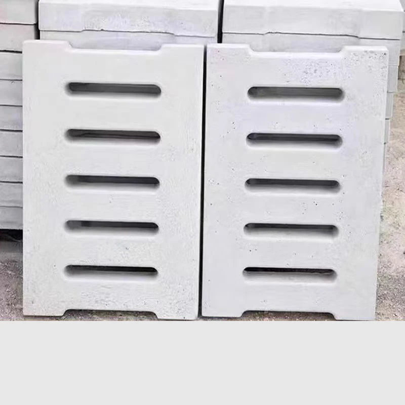Cement Ditch Cover Plate Plastic Mold 60X40Cm Prefabricated Sewer Drainage Ditch Floor Drain Channel Template Cement Plastic