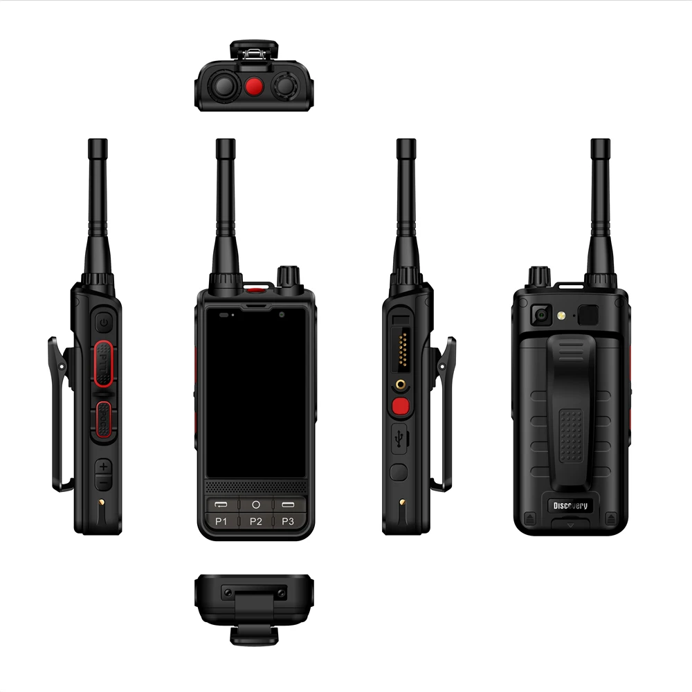 W6 + 워키토키 4G 네트워크 라디오, 안드로이드 10, LTE, WCDMA, GSM, POC 라디오, WIFI, 실제 PTT 젤로 작동, 신제품