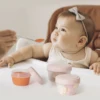4pcs Baby Food Freezer Storage Containers, Reusable Plastic Food Storage Containers With Lids, Deli & Soup Containers 5
