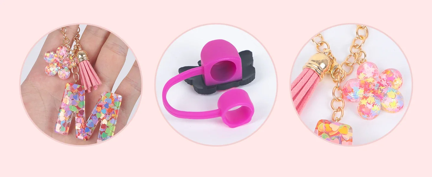 Stanley Cup Letter Charms for Handle Silicone Boot