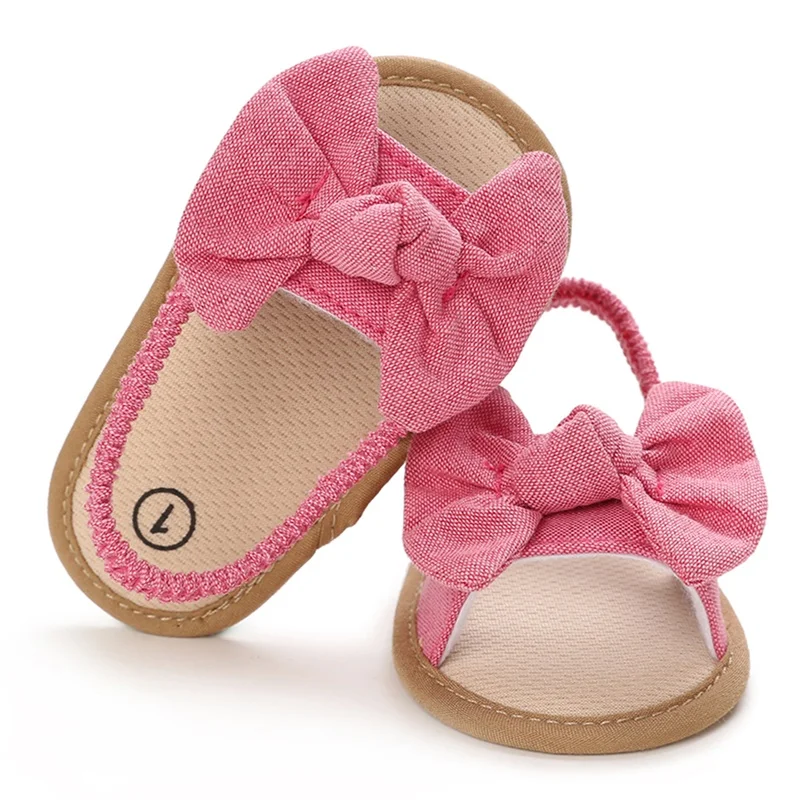 0-18M Baby Sandals Girls Summer Shoes Toddler Hollow Out Non-Slip Soft Sole Shoes Infant Beach Flat Slipper Prewalker