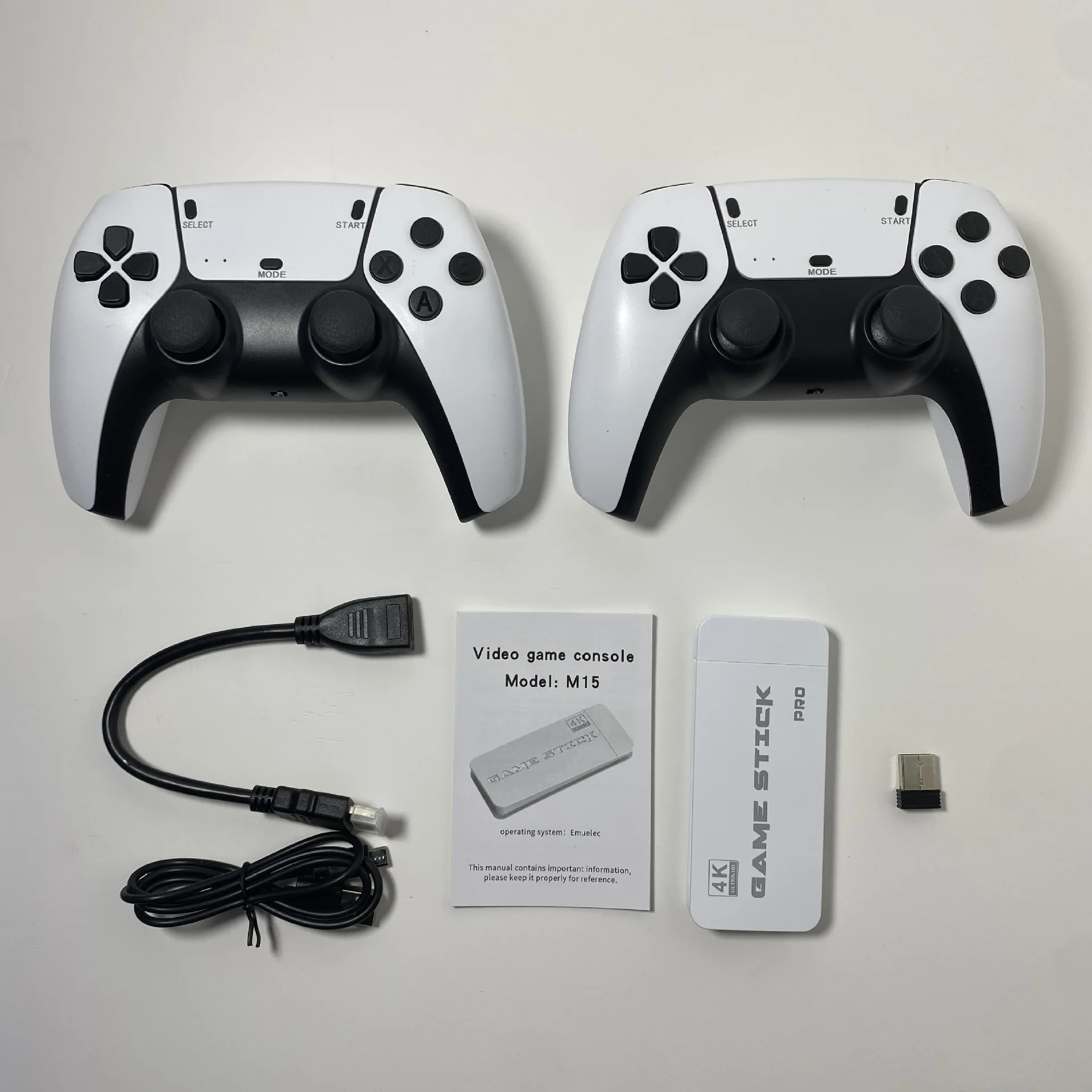 2026 128 GB Actualizado M15 Retro Game Stick, Consola De Videojuegos Hdmi 4k Con Mas De 40000 Juegos Clasicos Incorporados 14 Emuladores Stick