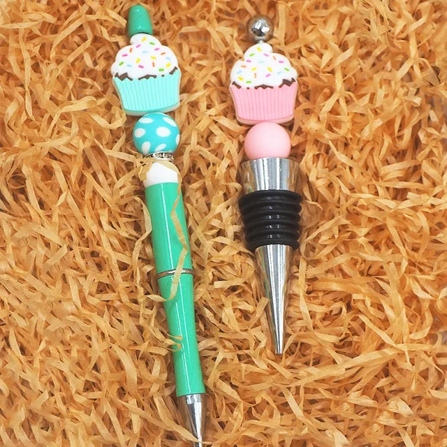 Custom beaded character or focal pen — Kangas Kustom Resin