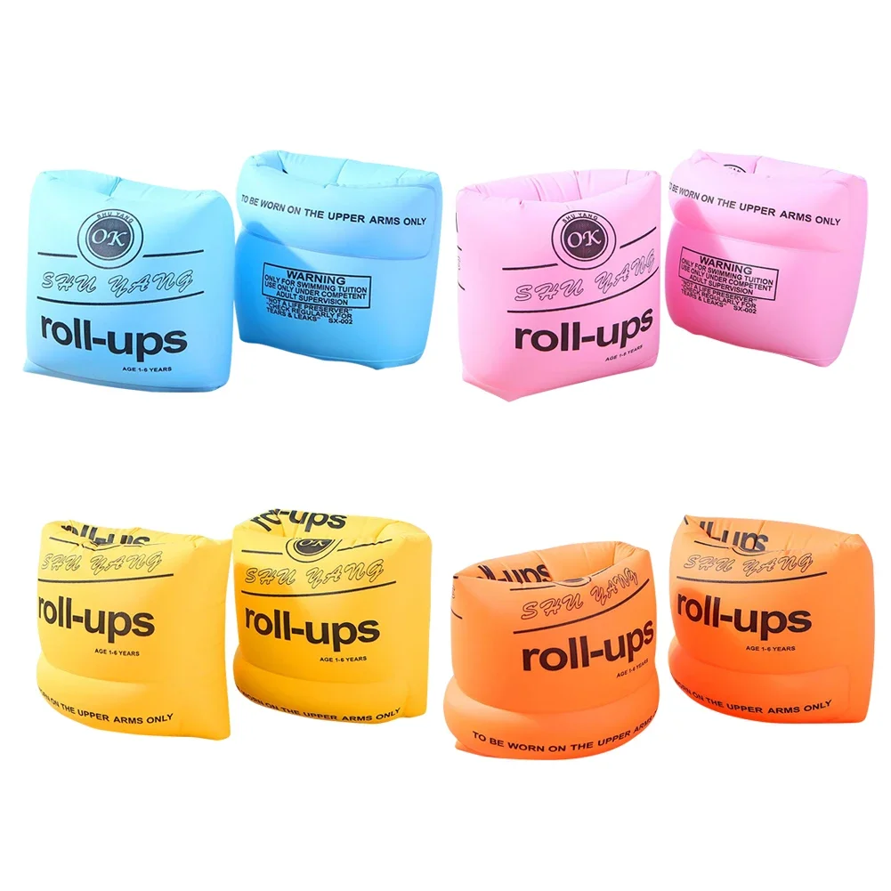 Inflatable Swimming Arm Rings Arm Float Inflatable Pool Floating Circle Sleeves Rings Pool Buoys Armbands For Swimming