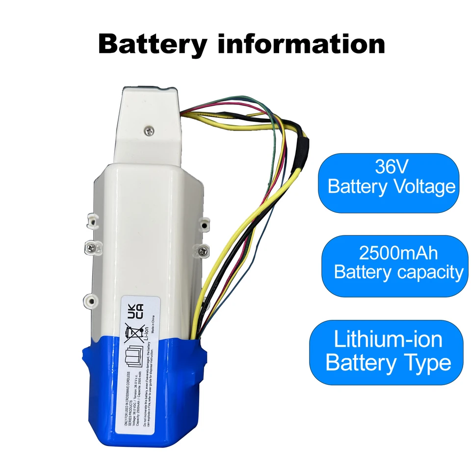 DXT New 69-0096-041 Battery For Bissell CrossWave Cordless Max