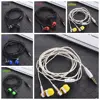 1Pc 35mm Universal Wired In-ear Stereo Earphone Nylon Weave Earphone Cable Headset For Smartphone Laptop 5