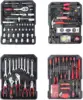 799pcs Aluminum Trolley Case Tool Set Silver, House Repair Kit Set, Household Hand Tool Set, with Tool Belt,Gift on Fat 2