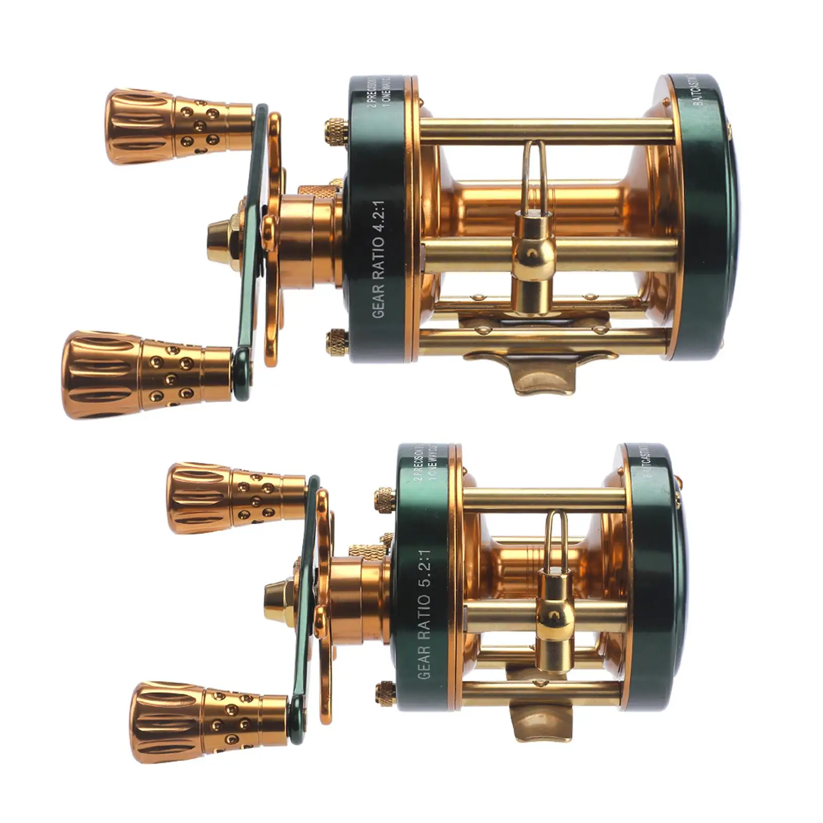 

Premium Baitcasting Fishing Reel Baitcaster Trolling Reel Ballbearings Lightweight for Saltwater Boat Outdoor Equipment Flatfish