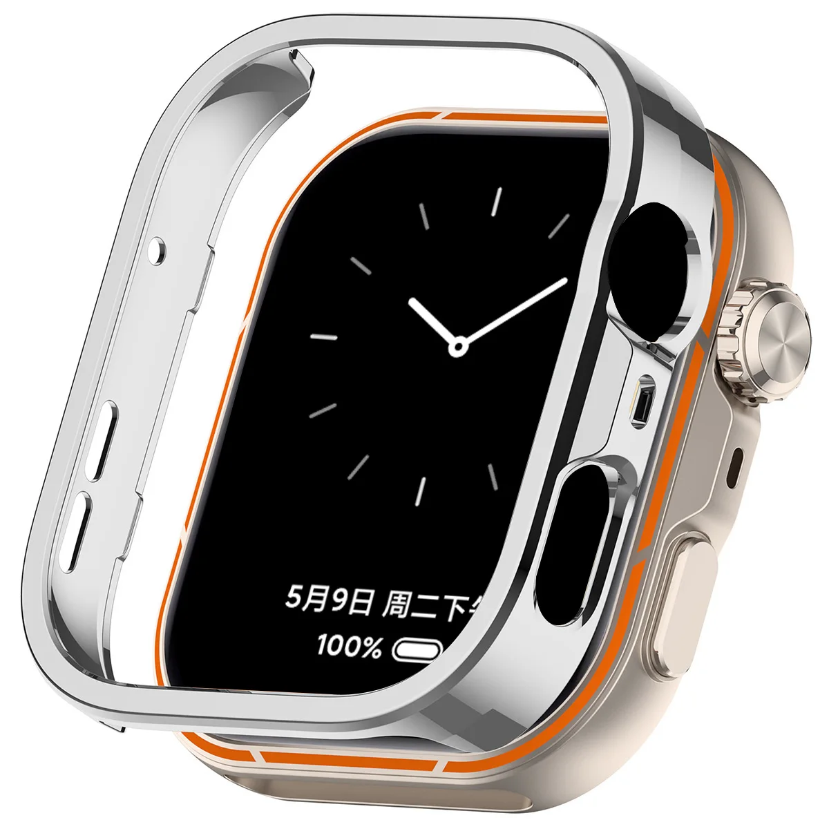 Premium Hard PC Protective Bumper Frame for Smartwatch - Hollow Out Design