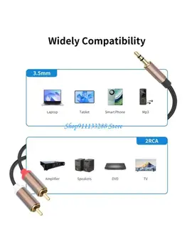 G88D da 3,5 mm a cavo RCAA con spine da 3,5 mm a 2RCA per esperienza musicale superiore