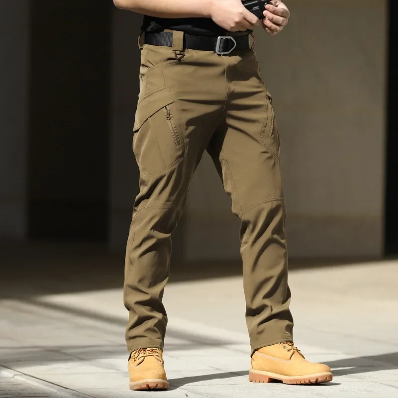 Quick Dry Outdoor Military Pants Multi Pockets Elastic Tactical Pant Waterproof Plus Size 6XL Casual Cargo Trousers Men Clothing 3