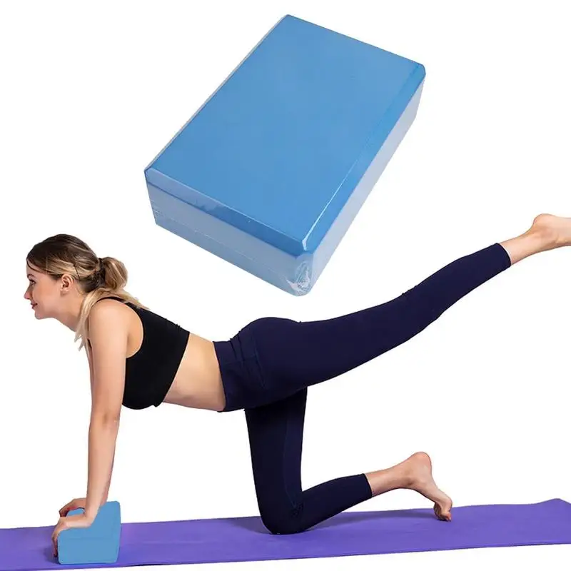 

Yoga EVA Brick Non-Slip Foam Yoga Block Strap Exercise Women Yoga General Fitness Pilates Stretching Yoga Accessories