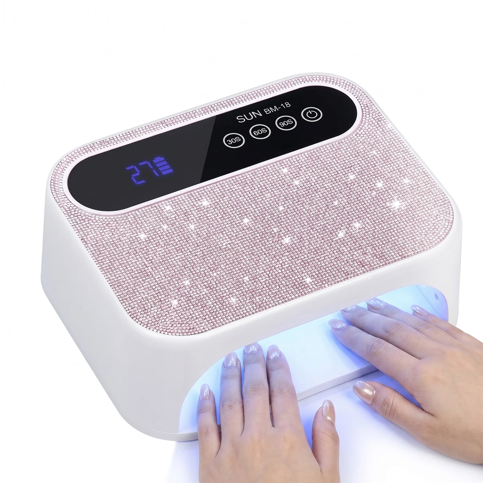 168W 전문가용 젤 라이트 드라이어, 3가지 타이머 설정, 3D 네일 아트 아크릴 빌더 살롱 및 가정용 젤 네일 라이트