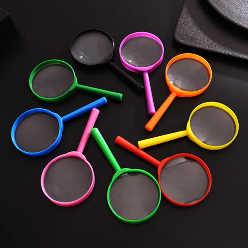 3Pcs Magnifying Glass For Kids Science Toys Physics Party Favors Classroom Prizes Juguetes Educativos Montesori Spielzeug 5