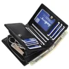 Baellerry Short Men Wallets Zipper Coin Pocket Brand Card Holder Male Purses Photo Holder PU Leather New Men Clutch Print Wallet 5