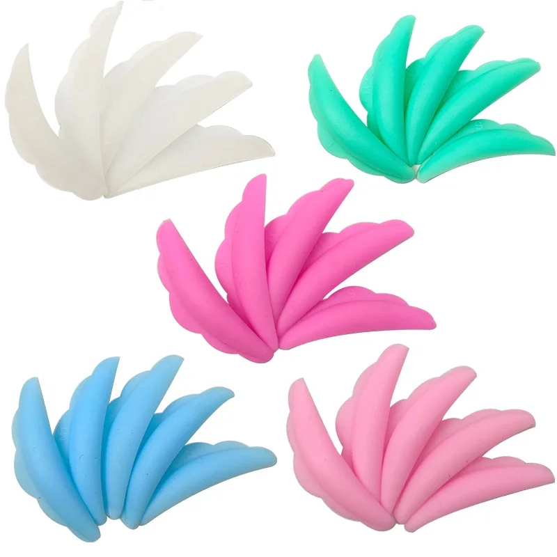 

Sdotter 5 Pair Woman Eyelash Lifting Kit Silicone Pad Eye Lash Perm Pads Eyelashes Extension Accessories 3D Eyelash Curler Appli