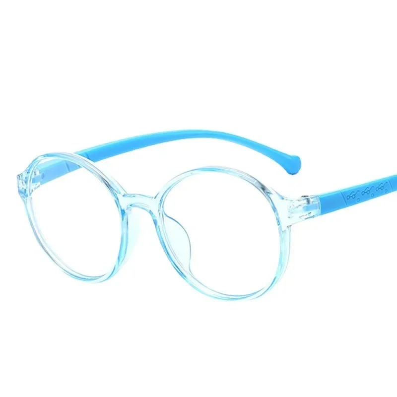 Anti Radiation Glasses Frame Children Anti Blue Light Protection Eyes Computer Square Glasses For Kids Oval Candy Color Goggles