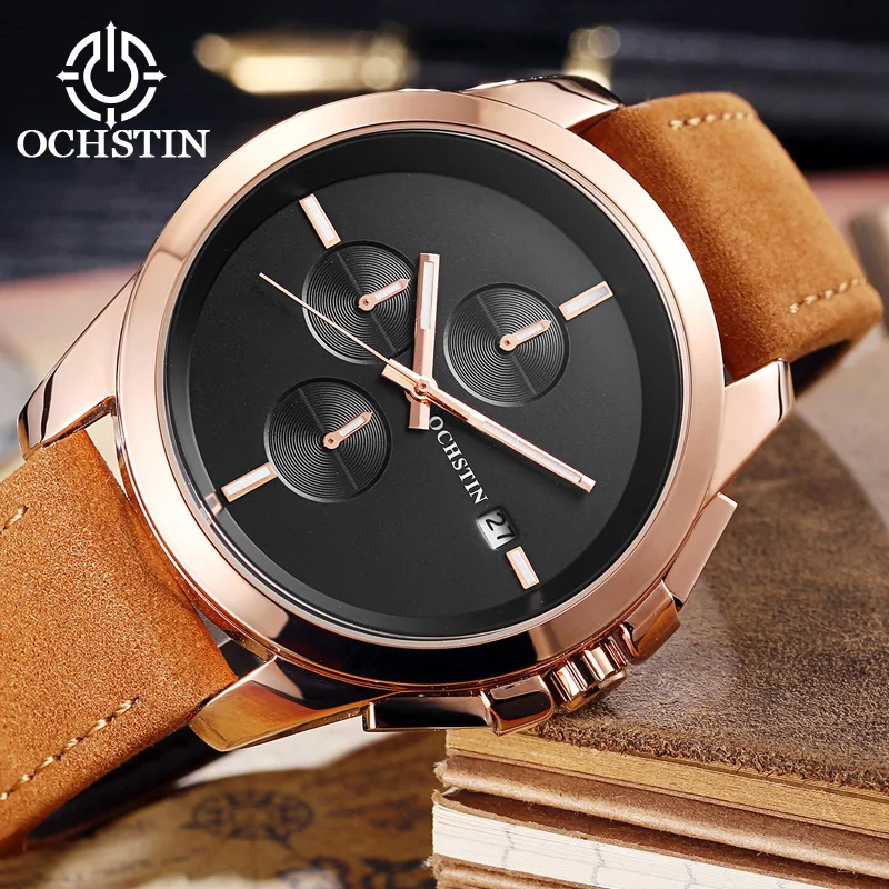ochstin pilot series multi-function quartz movement waterproof watch new 2024 fashion gorgeous men's quartz watch
