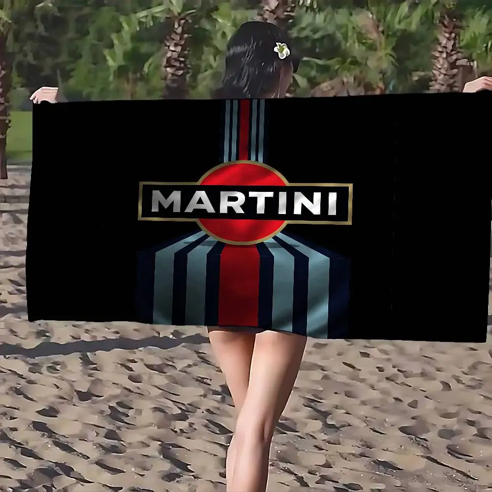 M-Martinis Racing Microfiber Blanket Quick Drying Beach Towels Oversized Printing Super Absorbent Pool Towel Blanket