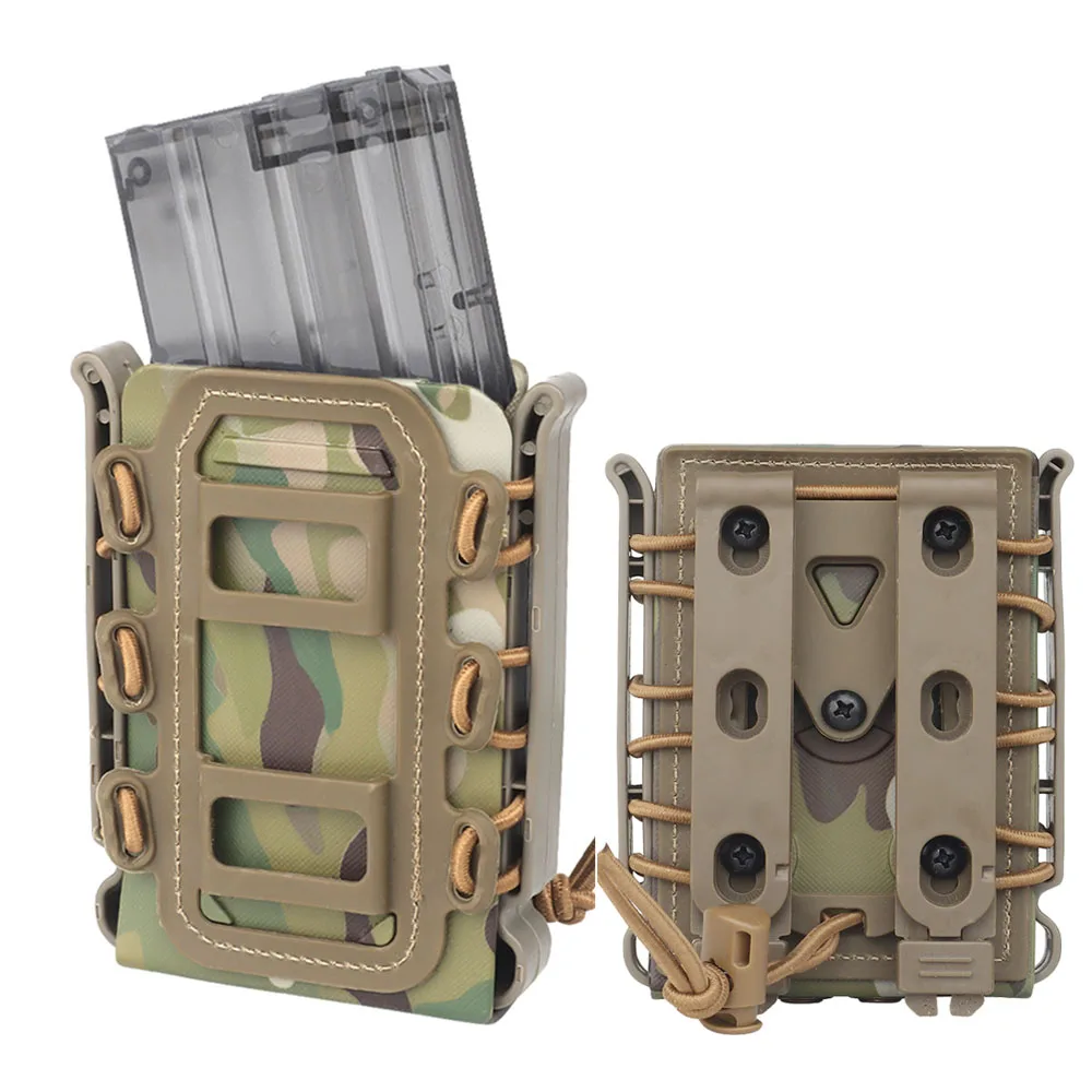 

Tactical Magazine Pouches Molle Mag Pouch Fastmag Softshell Mag Carrier 5.56/7.62mm Fastmag for Airsoft M4 AR AK Mag Carrier