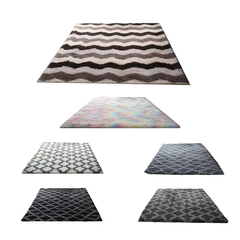 

Floor Mat For Bedroom Home Decor Bedroom Kid Room Floor Anti Slip Rug Carpets Soft Solid Large Thick Carpets Living Room Decor