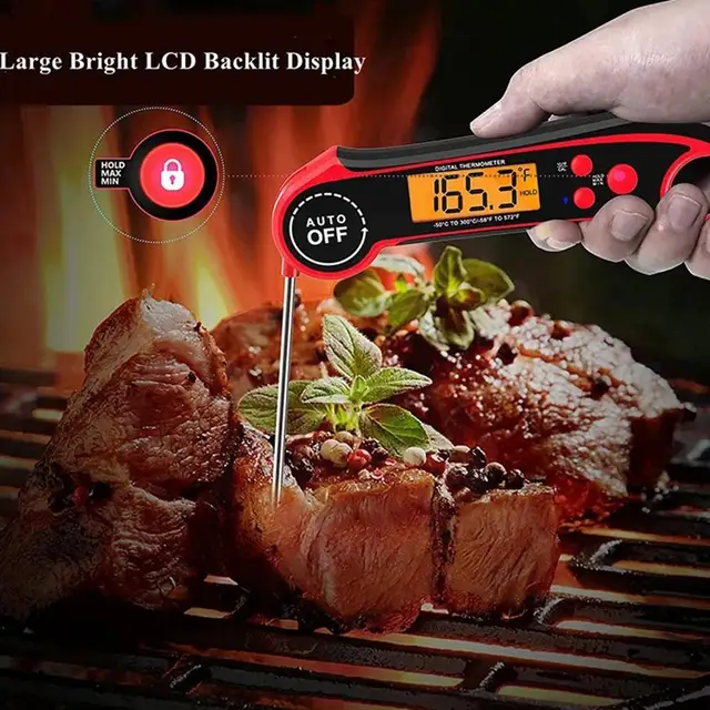 Digitális Bbq Konyhai Élelmiszer -Hőmérő Húsvizes Tej Főzési Szonda Elektronikus Sütő Vízálló Hőmérő Konyha V0I5 - Image 3