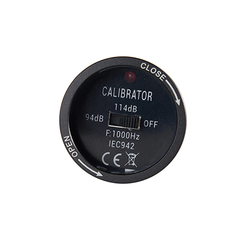 Sound Level Meter Calibrator ND9A 1'',1/2'' Noise Meter Calibrator 94 dB and 114 dB 1000+0.1% Hz Acoustic Meter Calibrator 5