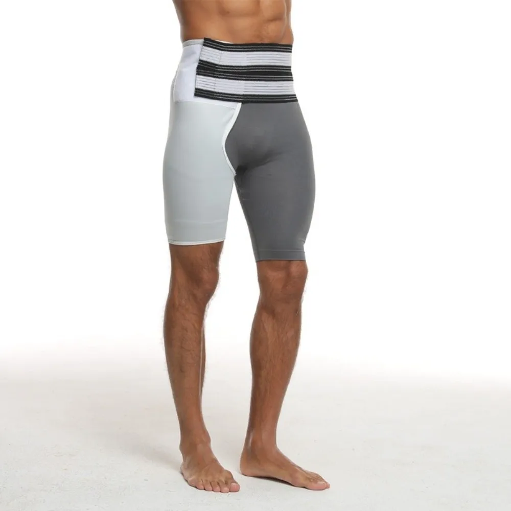 Elastischer Sport-Beinschutz, umwickelbares Design, atmungsaktive Kompressionsbandage, Gesäßunterstützung, Oberschenkelkompressions-Übungshilfe – Detail 5