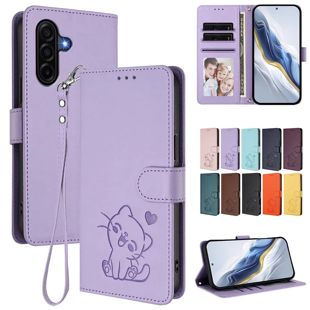 Elegant Leather Phone Case with Card Slot and Wallet Cover
