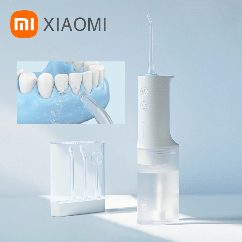 

Портативный ирригатор для полости рта XIAOMI MIJIA MEO701, Флоссер для отбеливания зубов, средство для чистки зубов, водный импульс для чистки зубов
