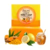 AILKE Natural Turmeric Honey Soap Bar, Whitening, Clean Skin, Remove Dark Spots, Stains, With Kojic Acid, Lemon, 200g/7 oz 1