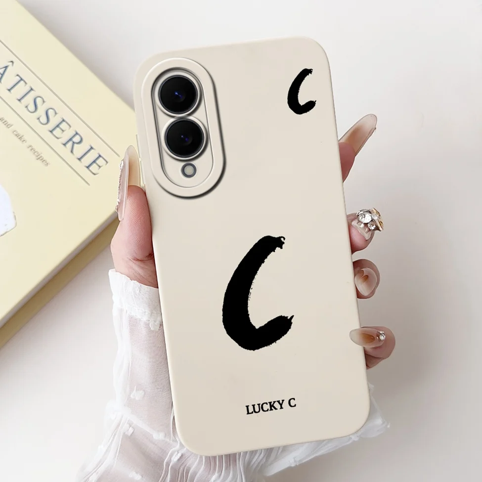 Luxury Crown & Floral Painted Silicone Phone Case - Simple Fashion Letters Design